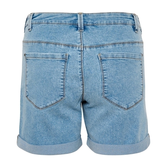 NWT KAFFE Kavicky Light Wash Denim Shorts - Picture 3 of 3
